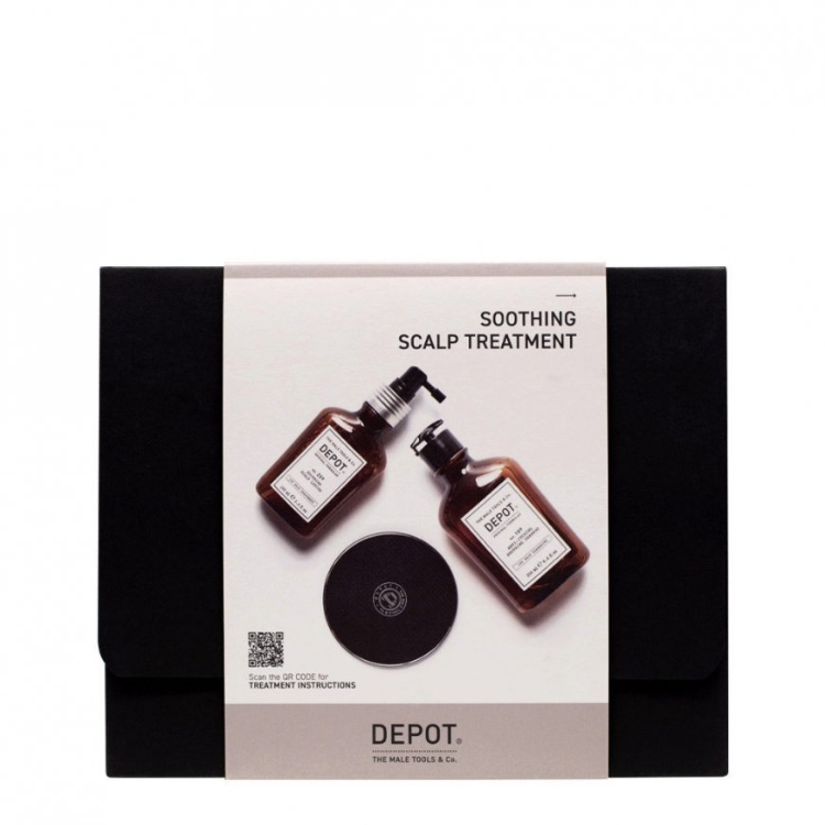 Konsumentkit G-set Depot200 hårkurer nr 209, hårlotion, för lugnande, 100 ml + 100 hårrengöringsmedel nr 109, hårschampo, för lugnande, 250 ml