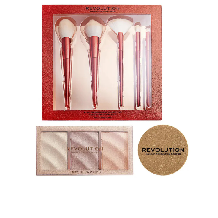 Revolution Make Up Textmarker und Pinsel Lot 3 Stück