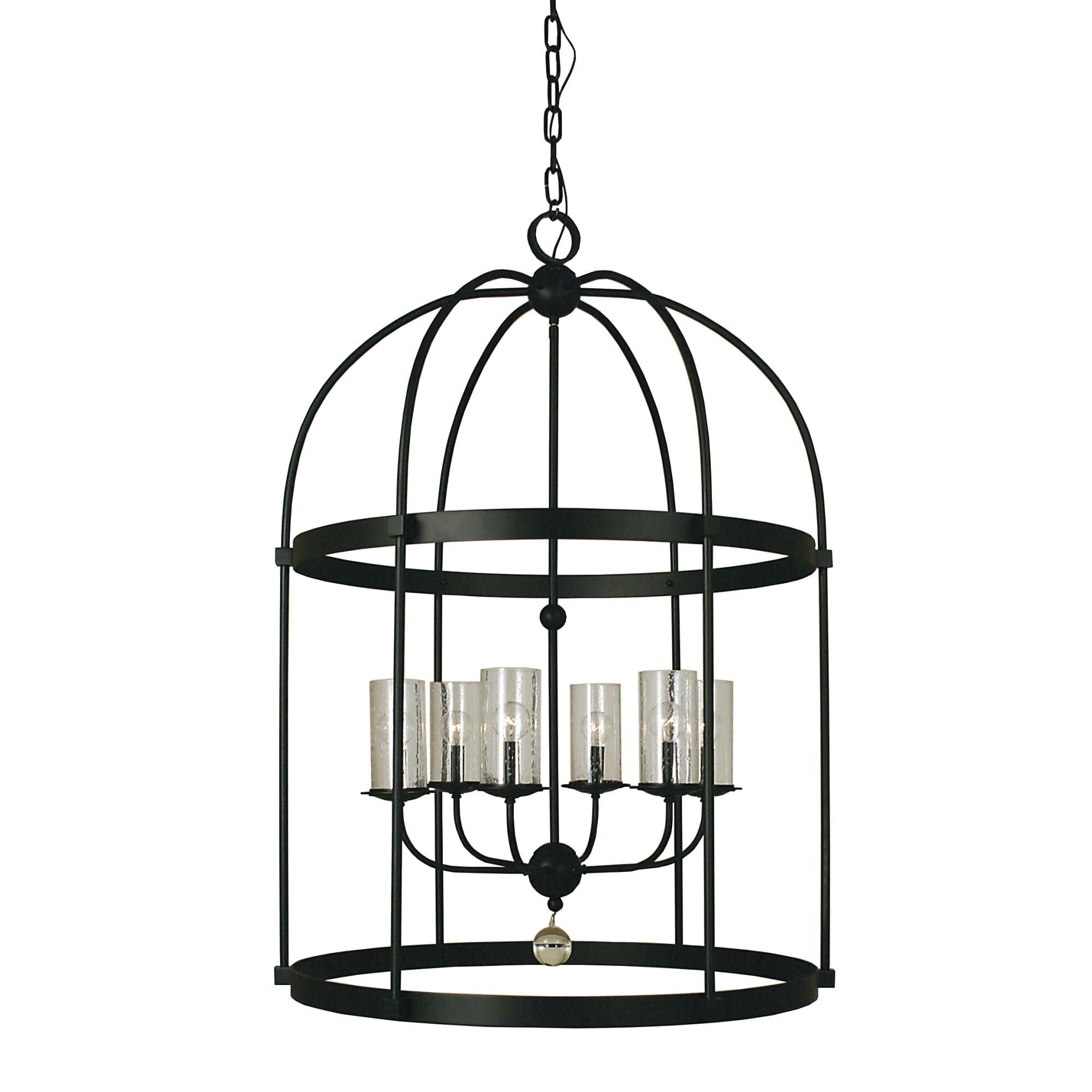 Framburg Compass 30 Inch Cage Pendant Compass - 1106 MBLACK - Transitional