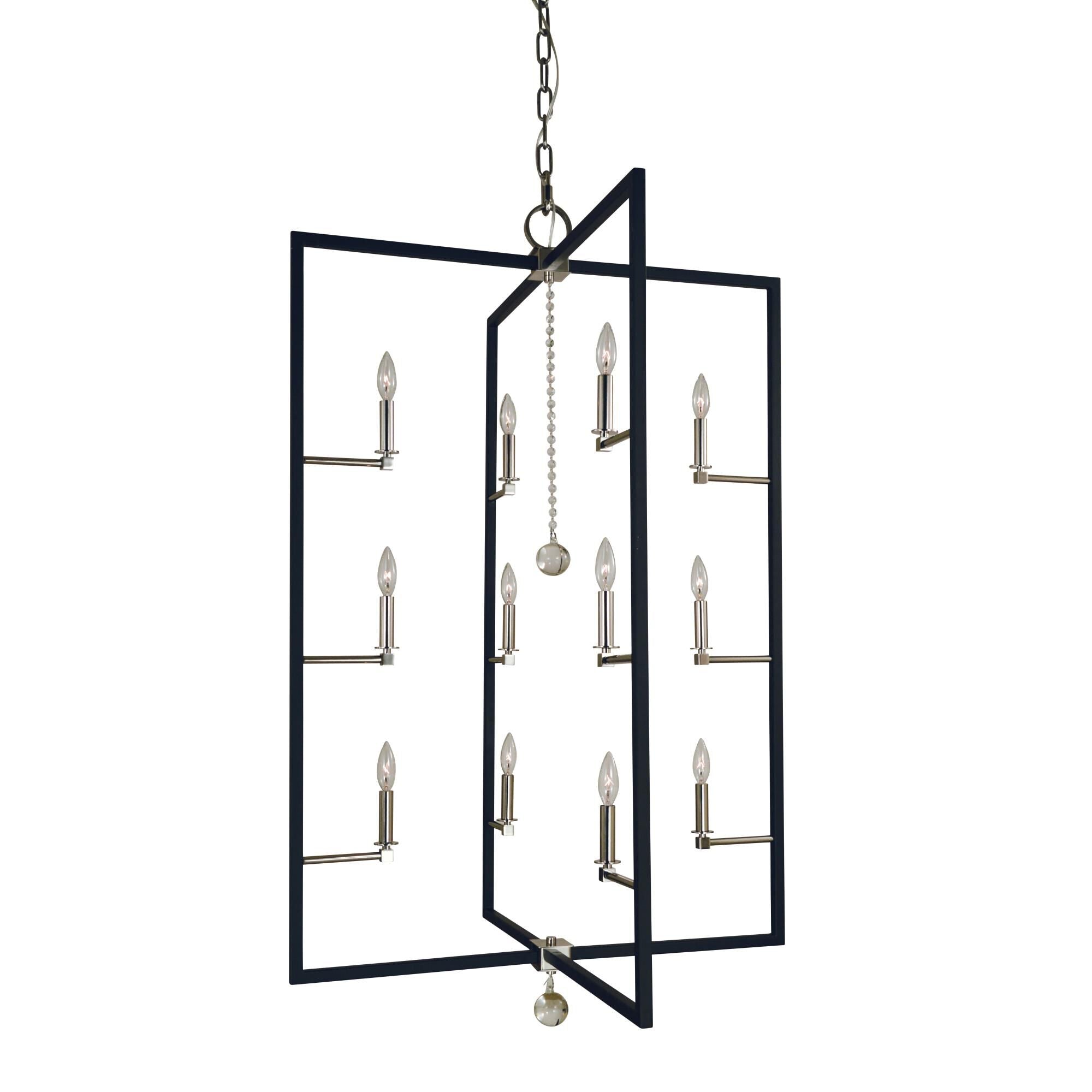 Framburg Minimalist Elegant 32 Inch Cage Pendant Minimalist Elegant - 5369 PN-MBLACK - Transitional