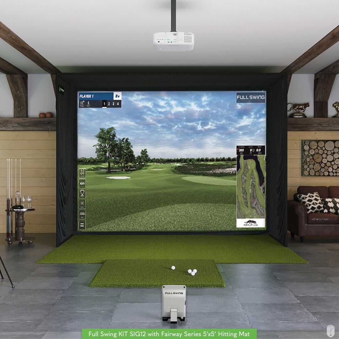 Full Swing KIT SIG12 Golf Simulator Package - Fairways Series 5' x 5'