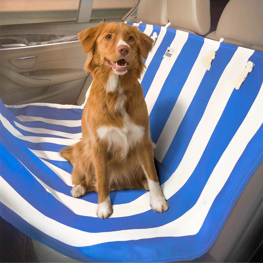 Dog Car Seat Cover- Holiday, Santorini Greece