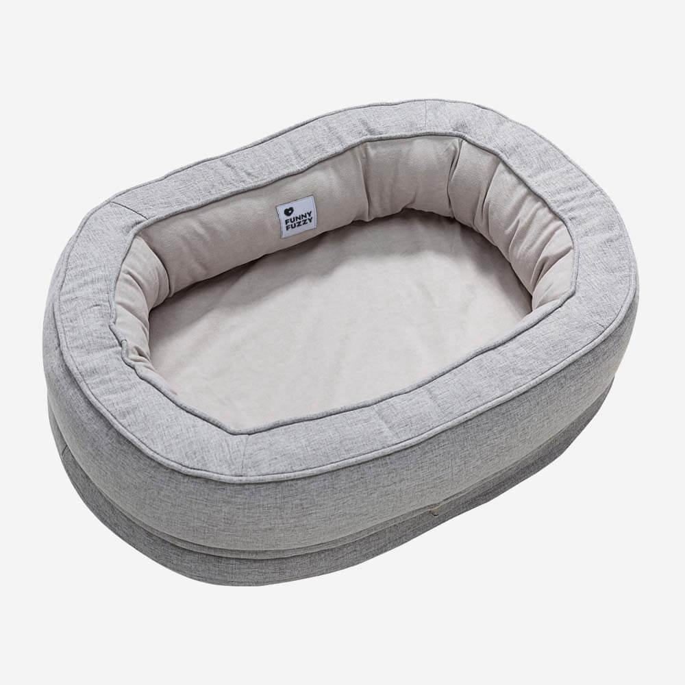Donut Orthopedic Dog Bed, Grey - XL