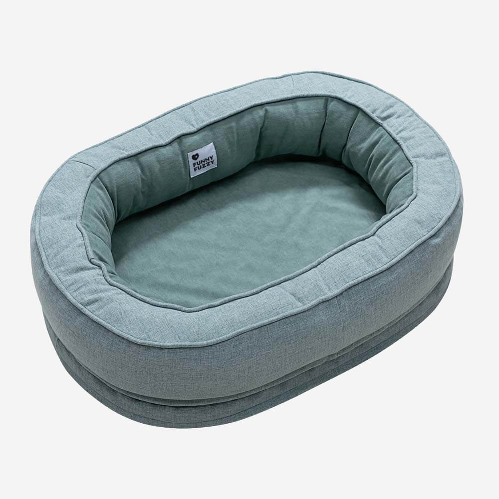 Donut Orthopedic Dog Bed, Lake Green - XL