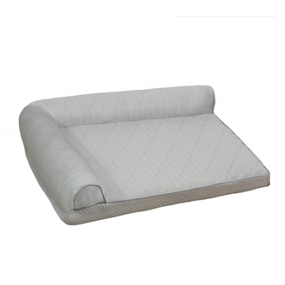 Large Cooling Breathable Non-Slip Orthopedic Dog Bed, Gray - M