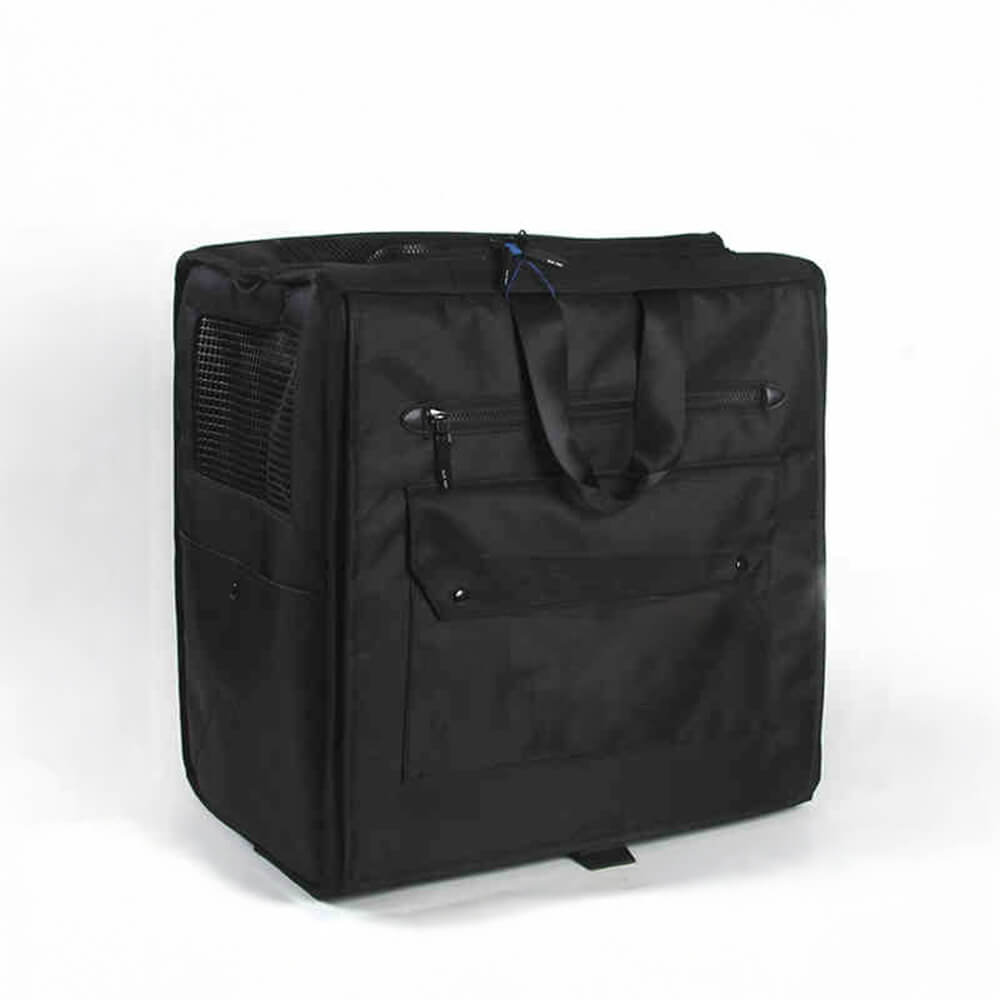 Large Space Breathable Mesh Waterproof Travel Pet Carrier Backpack, Black