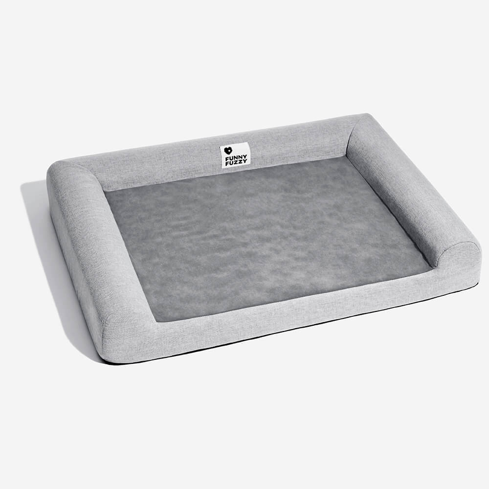 Full Support Comfortable Orthopedic Dog Bed, Grey - S