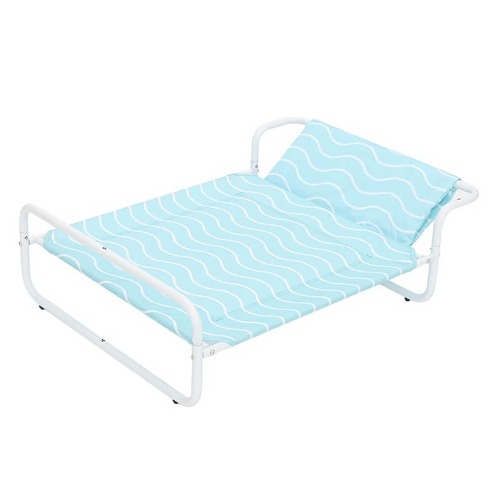 Moisture-Proof Oxford Cloth Elevated Dog Bed, Blue - XL