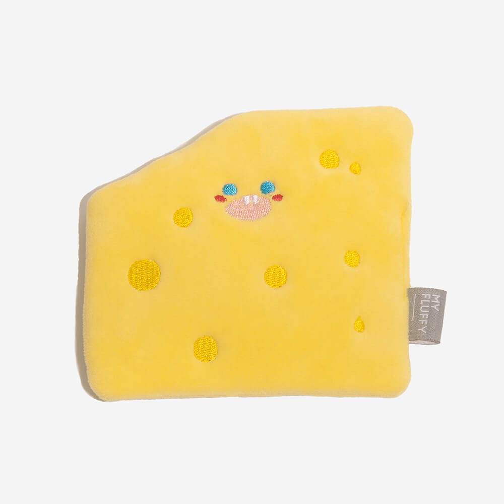 Plush Squeaky Snuffle Dog Toy - Bakery, Cheese