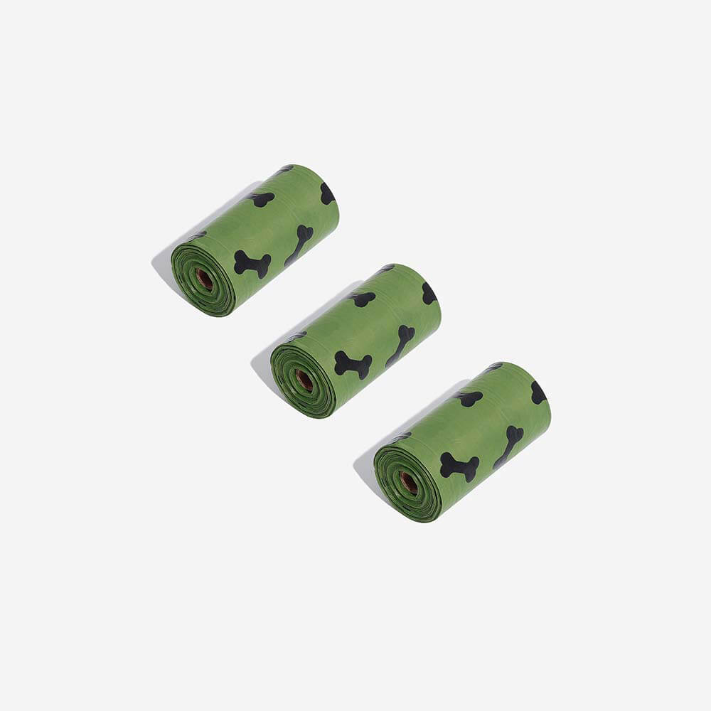 Biodegradable Poop Bags - Scent, Green | 45 Count
