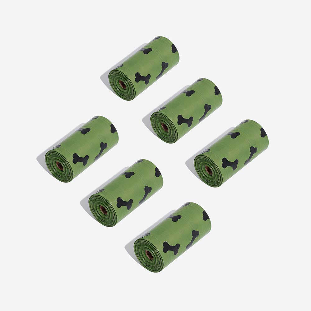 Biodegradable Poop Bags - Scent, Green | 90 Count