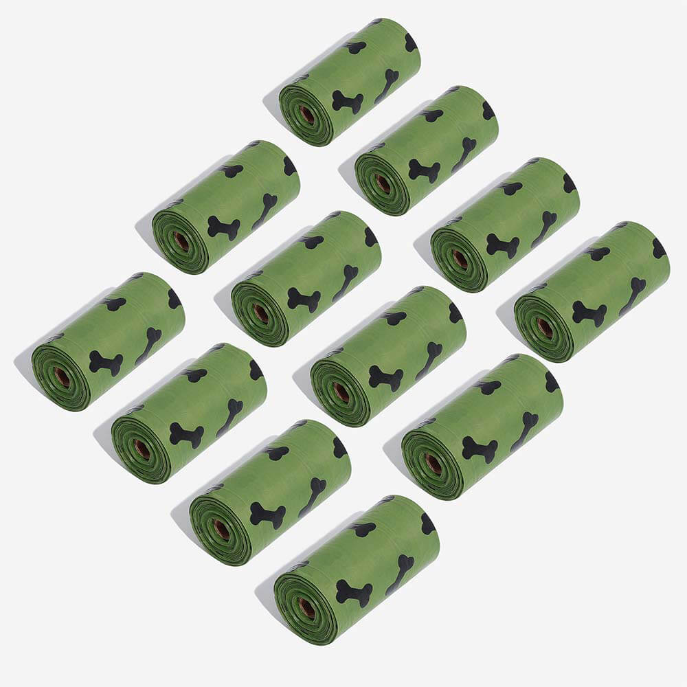 Biodegradable Poop Bags - Scent, Green | 180 Count