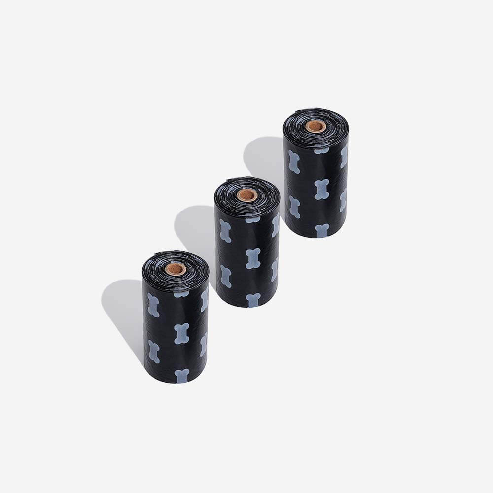 Biodegradable Poop Bags - Scent, Black | 45 Count