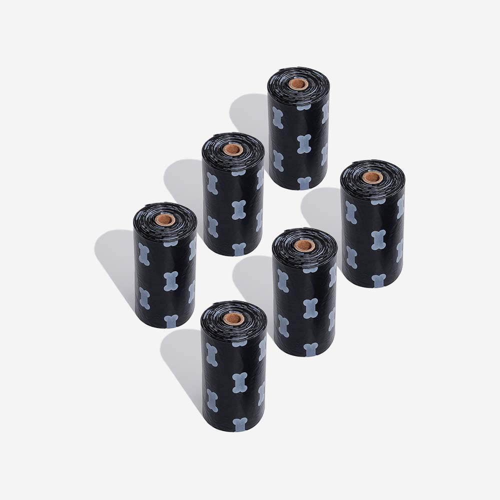 Biodegradable Poop Bags - Scent, Black | 90 Count