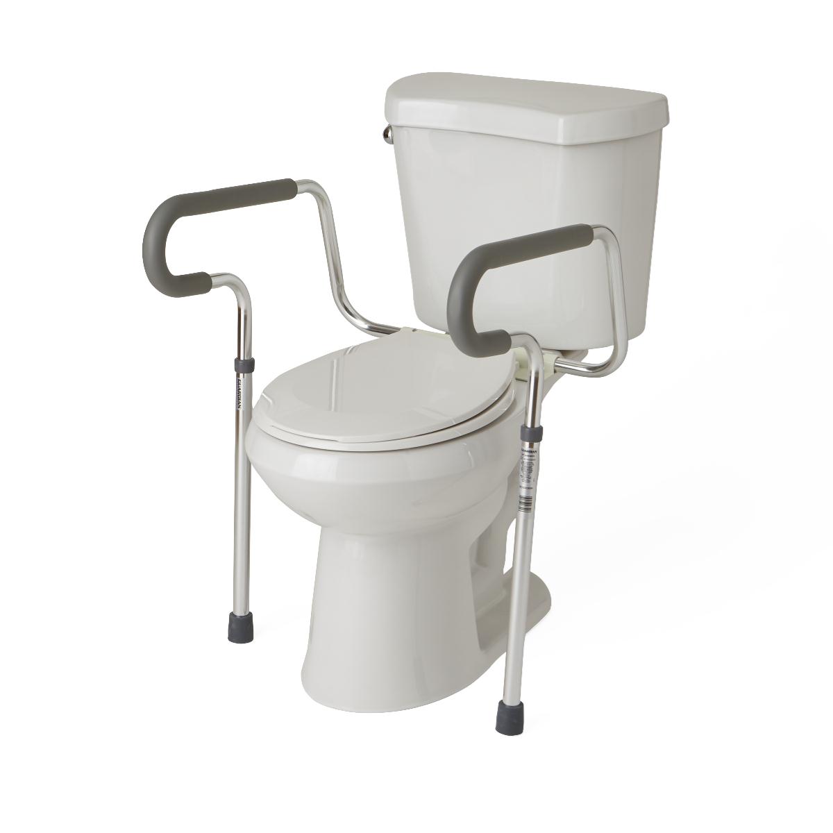 Toilet Safety Rails Guardian, 300 LB Weight Capacity, Case