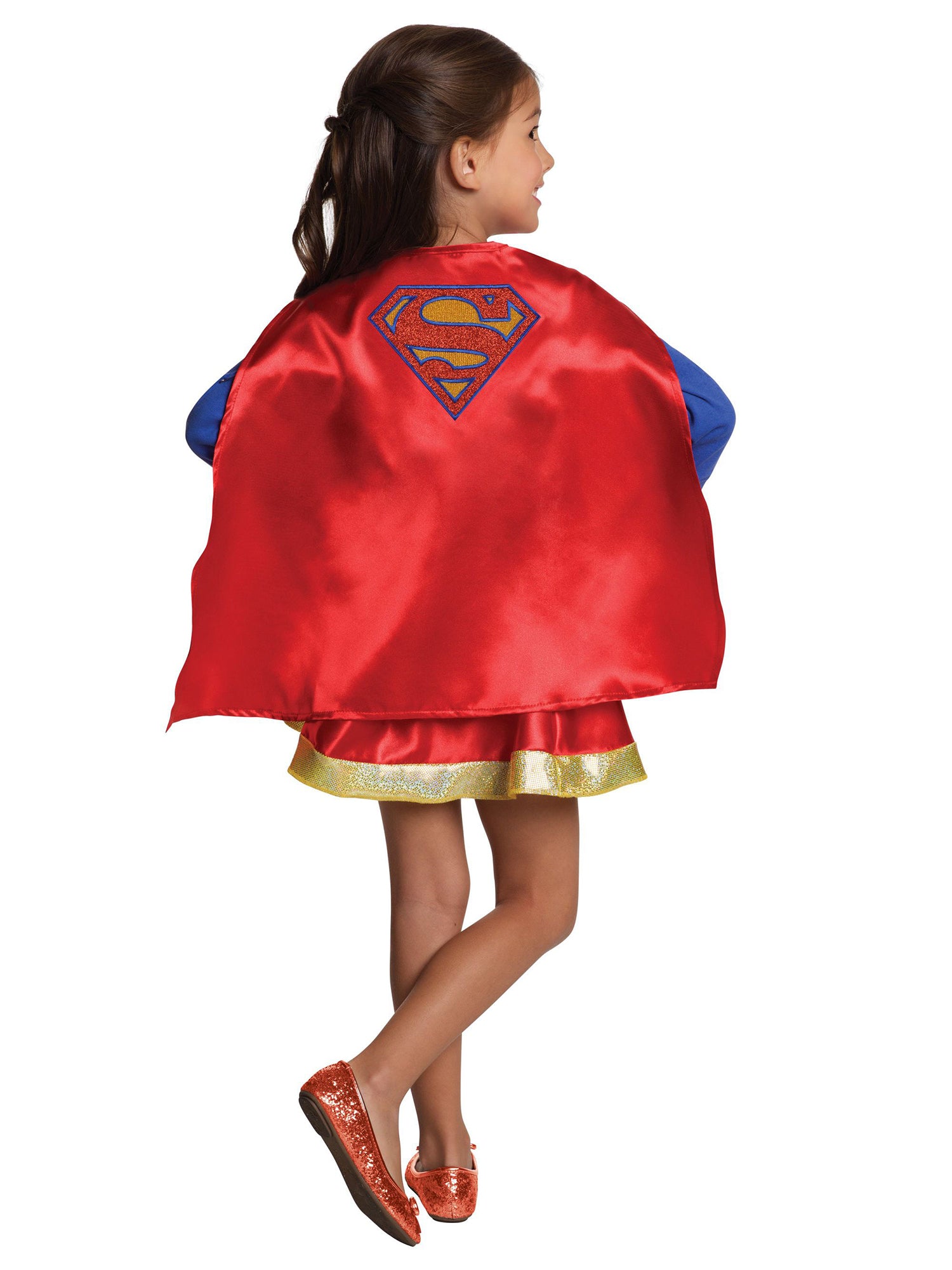 Girls' DC Superhero Girls Supergirl Cape and Skirt