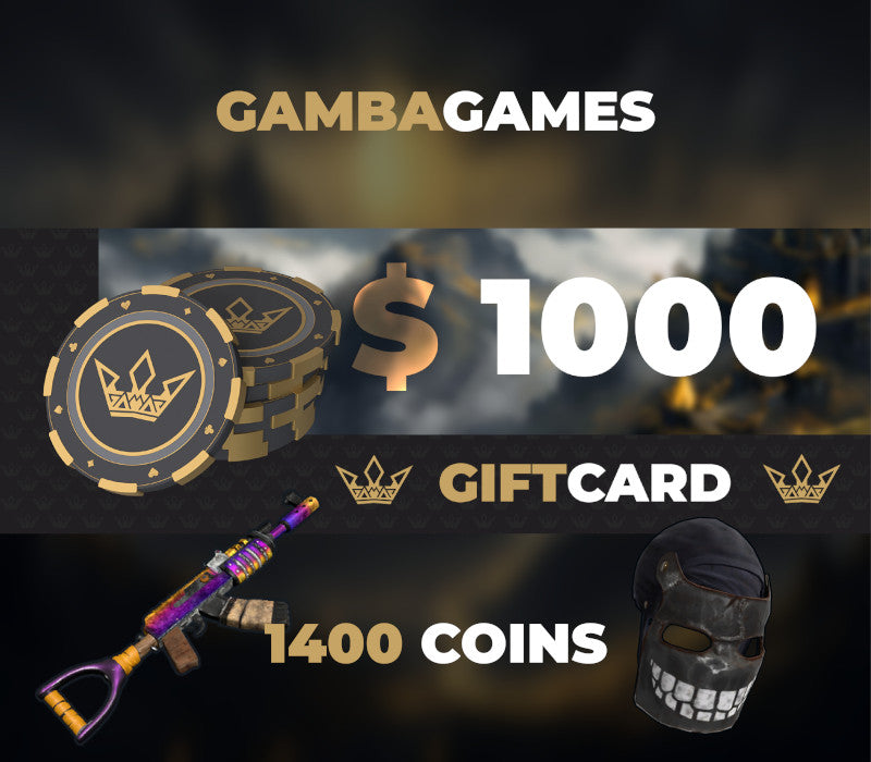 GambaGames $1000 Gift Card