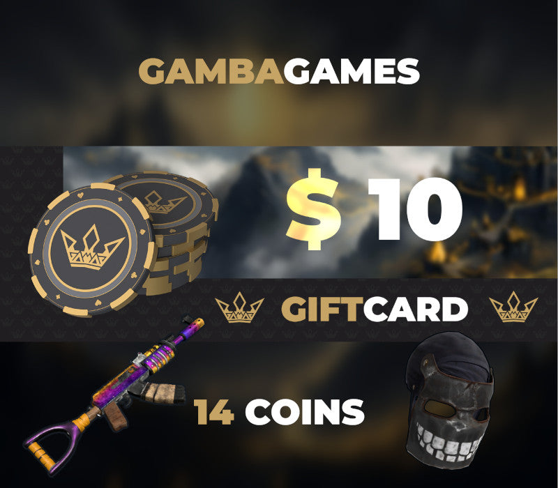 GambaGames $10 Gift Card