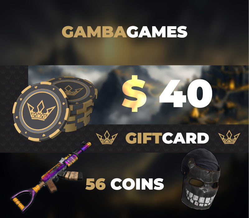 GambaGames $40 Gift Card