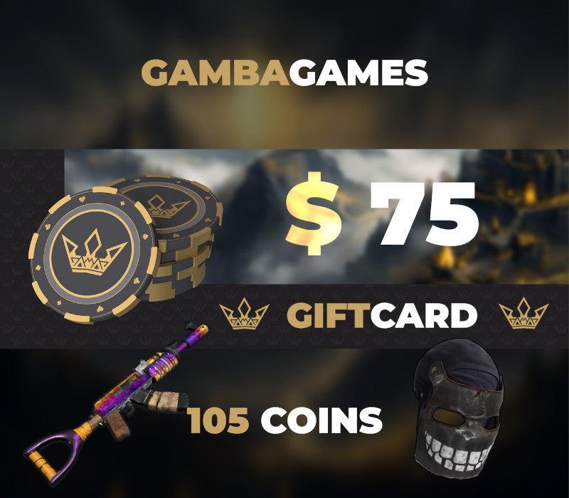 GambaGames $75 Gift Card