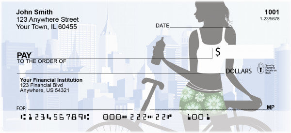 Biker Girls Personal Checks
