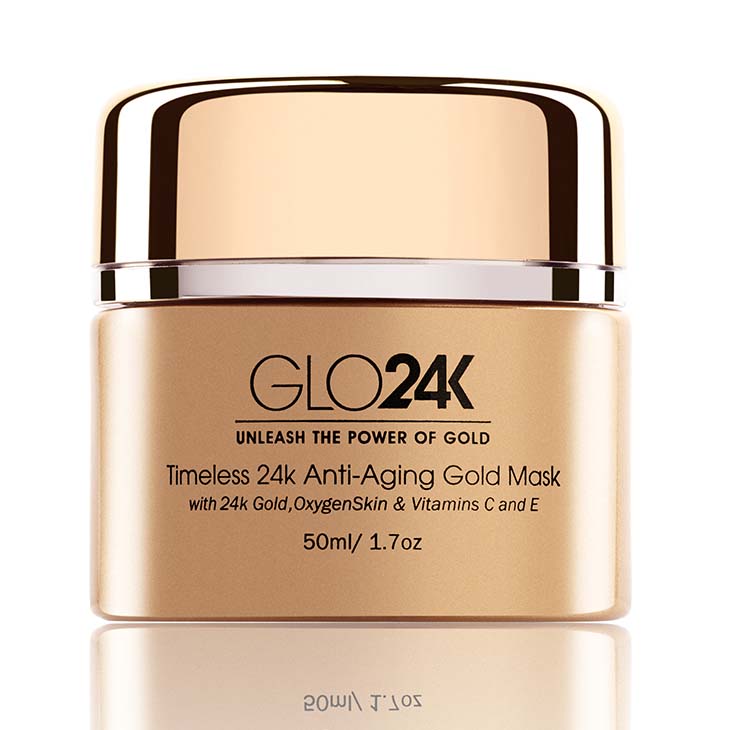 Timeless 24k Anti-Aging Gold Mask With 24k Gold, Oxygenskin & Vitamins C And E