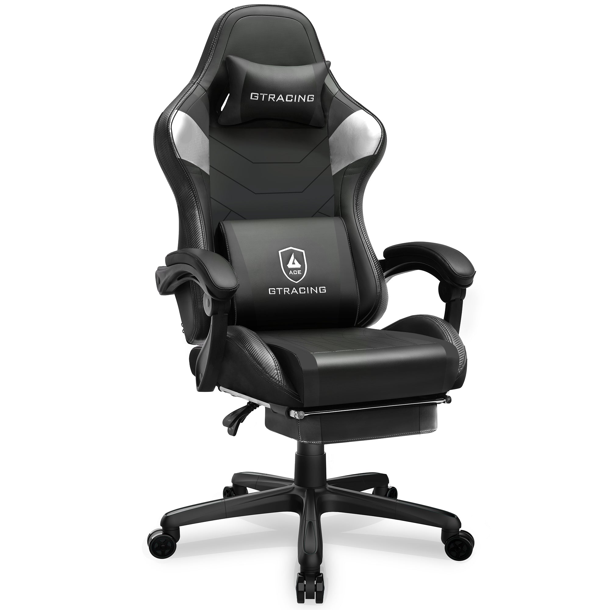 GTRACING Gaming Chair Ergonomic Computer Office Chair with Footrest and Lumbar Support WMT GT079