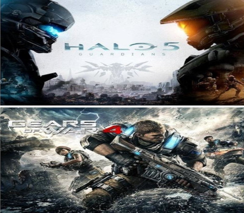 Gears of War 4 and Halo 5: Guardians Bundle AR XBOX One - Xbox Series X|S CD Key