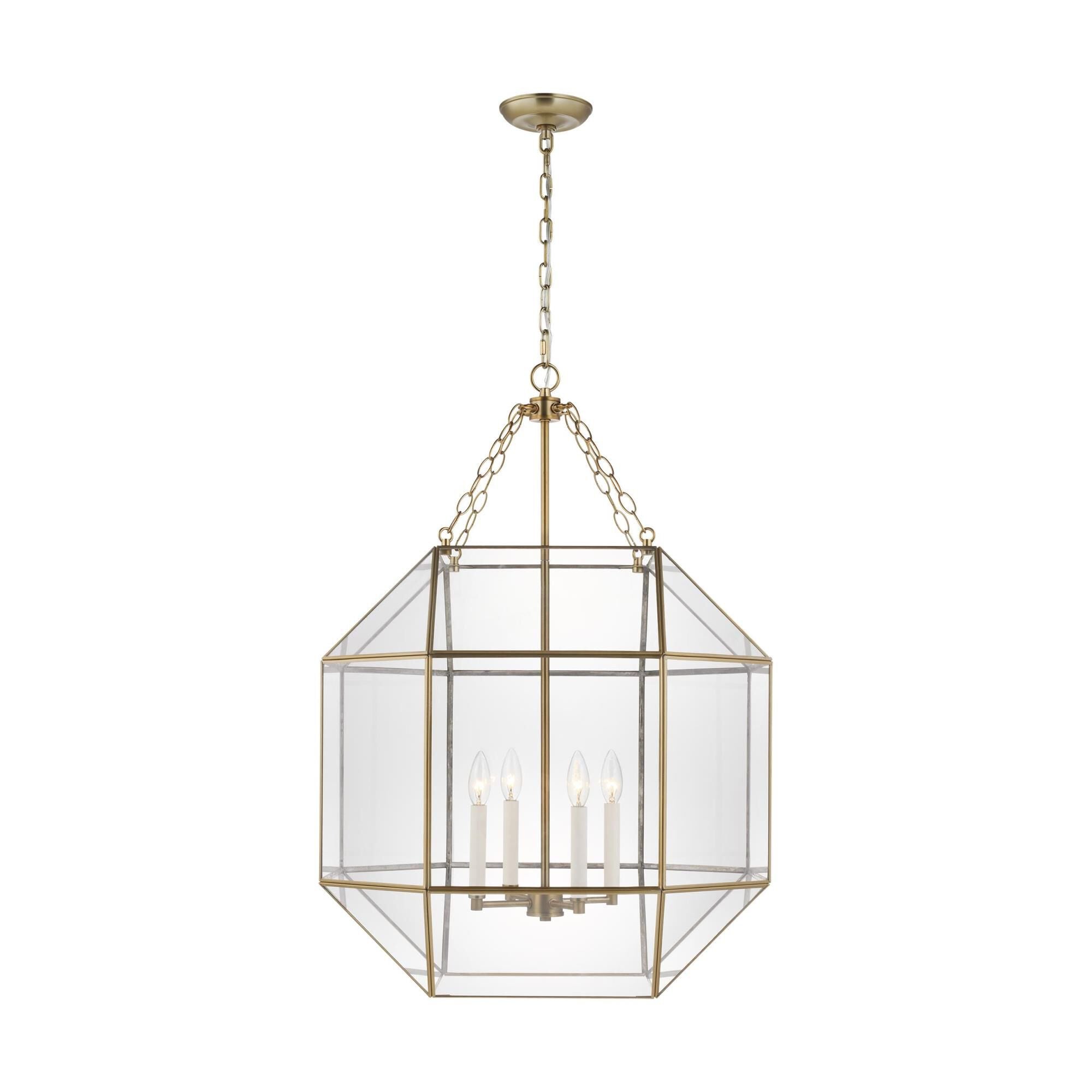 Visual Comfort Studio Collection Suzanne Kasler Morrison 23 Inch Cage Pendant Morrison - 5279404EN-848 - Modern Contemporary