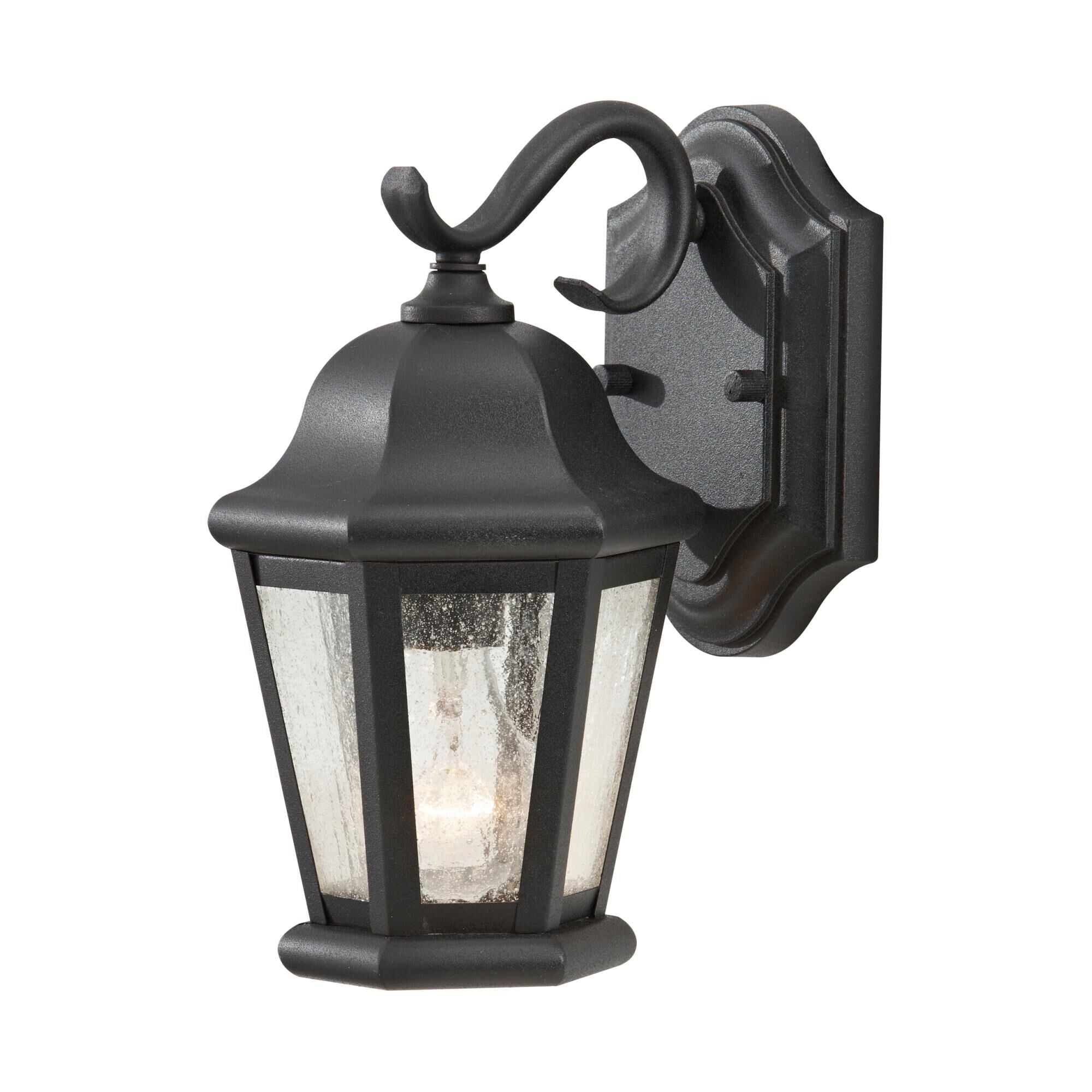 Generation Lighting Martinsville 10 Inch Tall Outdoor Wall Light Martinsville - OL5900BK - Traditional
