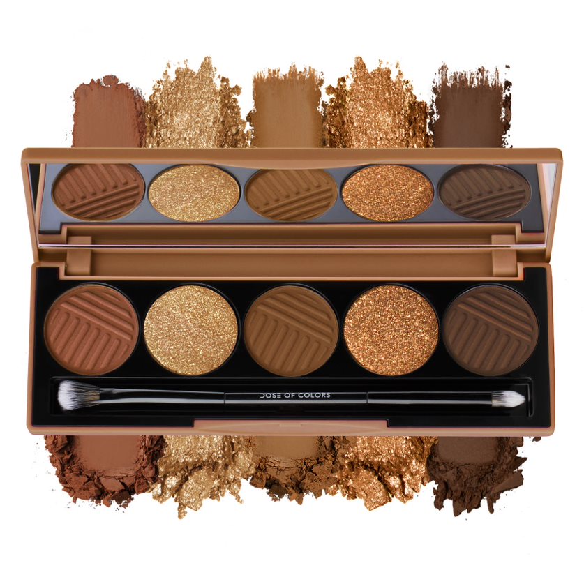 Eyeshadow Palette - Golden Hour - Brown & Gold