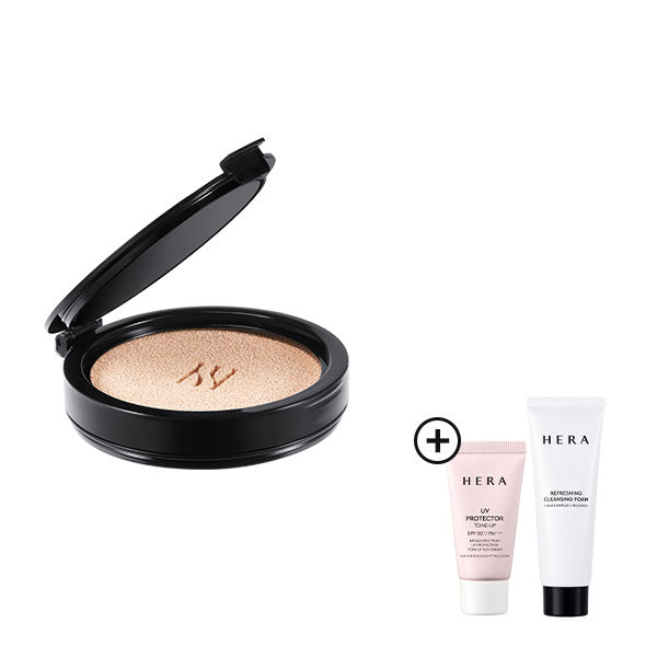 HERA Black Cushion Foundation Refill 15g 17C1 PETAL IVORY _ BLACK CUSHION