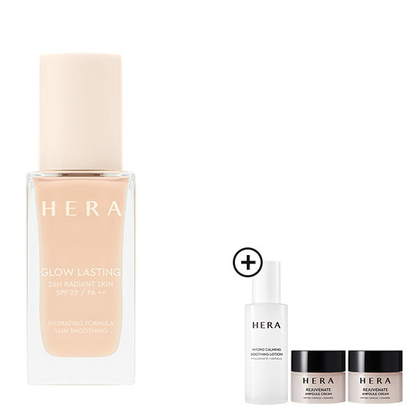HERA Glow Lasting Foundation 24H Radiant Skin 17C1 PETAL IVORY _ GLOW LASTING FOUNDATION