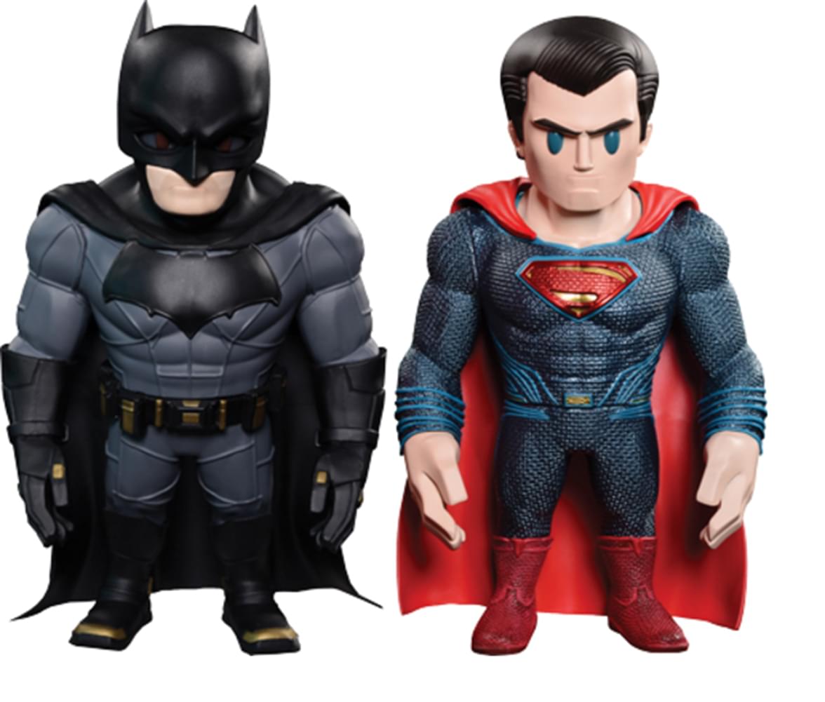 Hot Toys Dawn of Justice Batman & Superman Artist Mix Bobble Head Set
