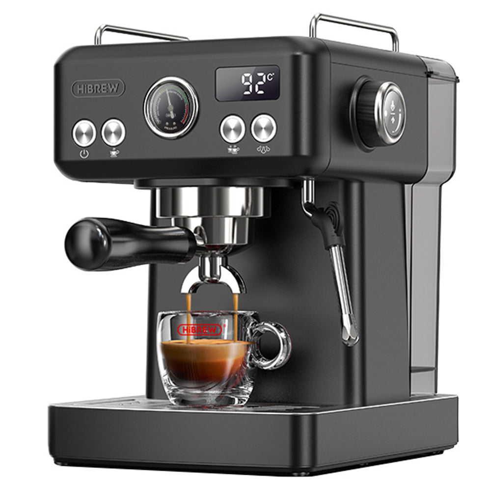 HiBREW H10A Semi Automatic Espresso Coffee Machine 20Bar Cold-Hot Coffee Maker - Adamantine Black