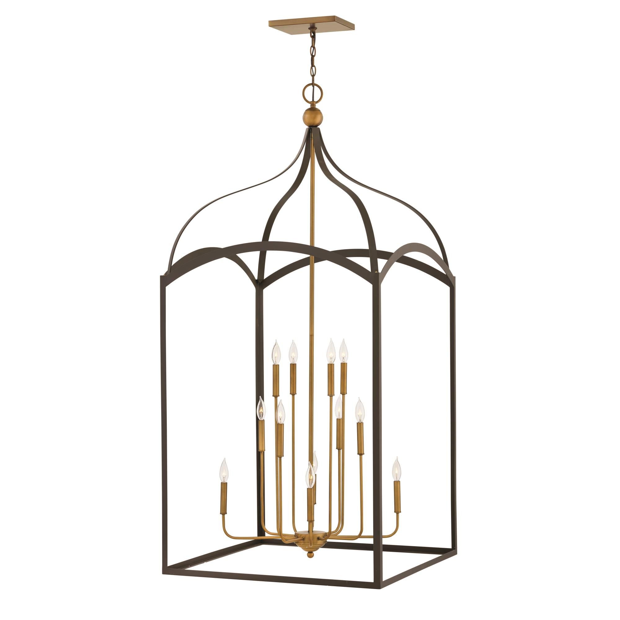 Hinkley Lighting Clarendon 30 Inch Cage Pendant Clarendon - 3419BZ - Transitional