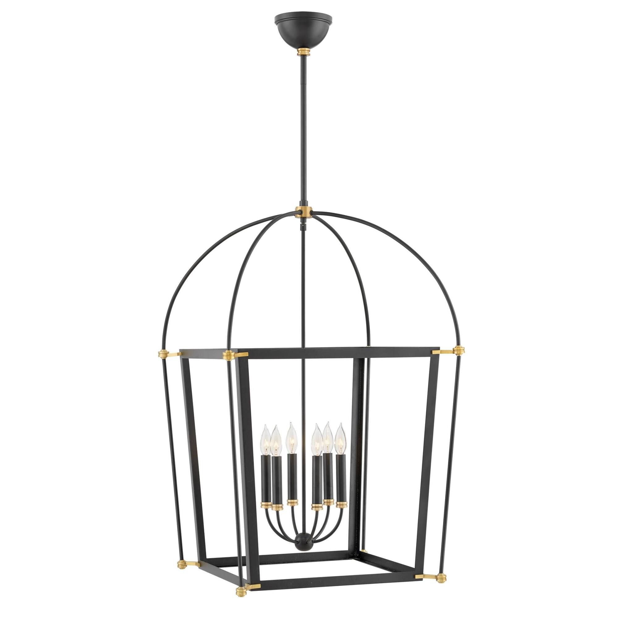 Hinkley Lighting Selby 25 Inch Cage Pendant Selby - 4056BK - Transitional