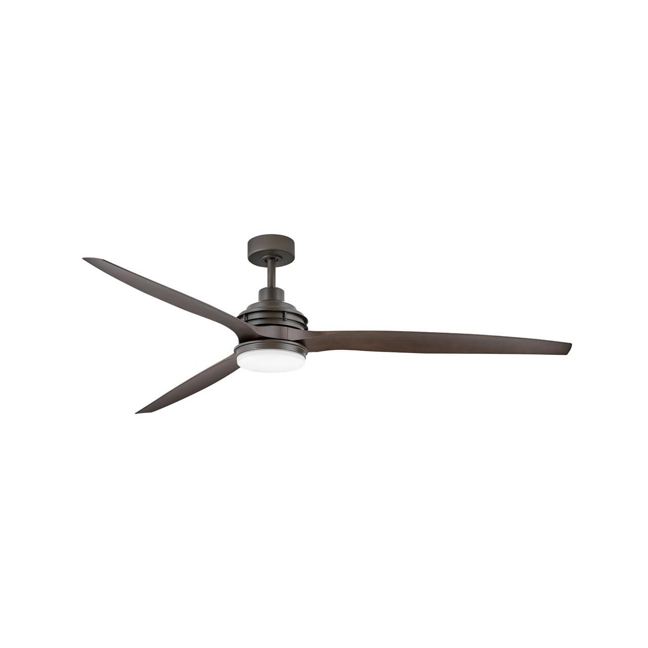 Hinkley Lighting Artiste Outdoor Rated 72 Inch Ceiling Fan with Light Kit Artiste - 900172FMM-LWD - Transitional