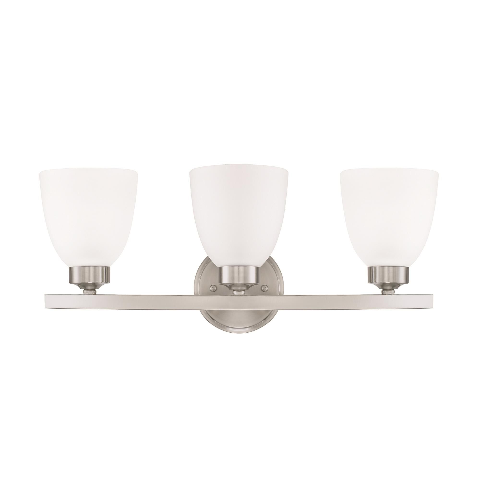 Homeplace by Capital Lighting Fixture Company Jameson 21 Inch 3 Light Bath Vanity Light Jameson - 114331BN-333 - Traditional