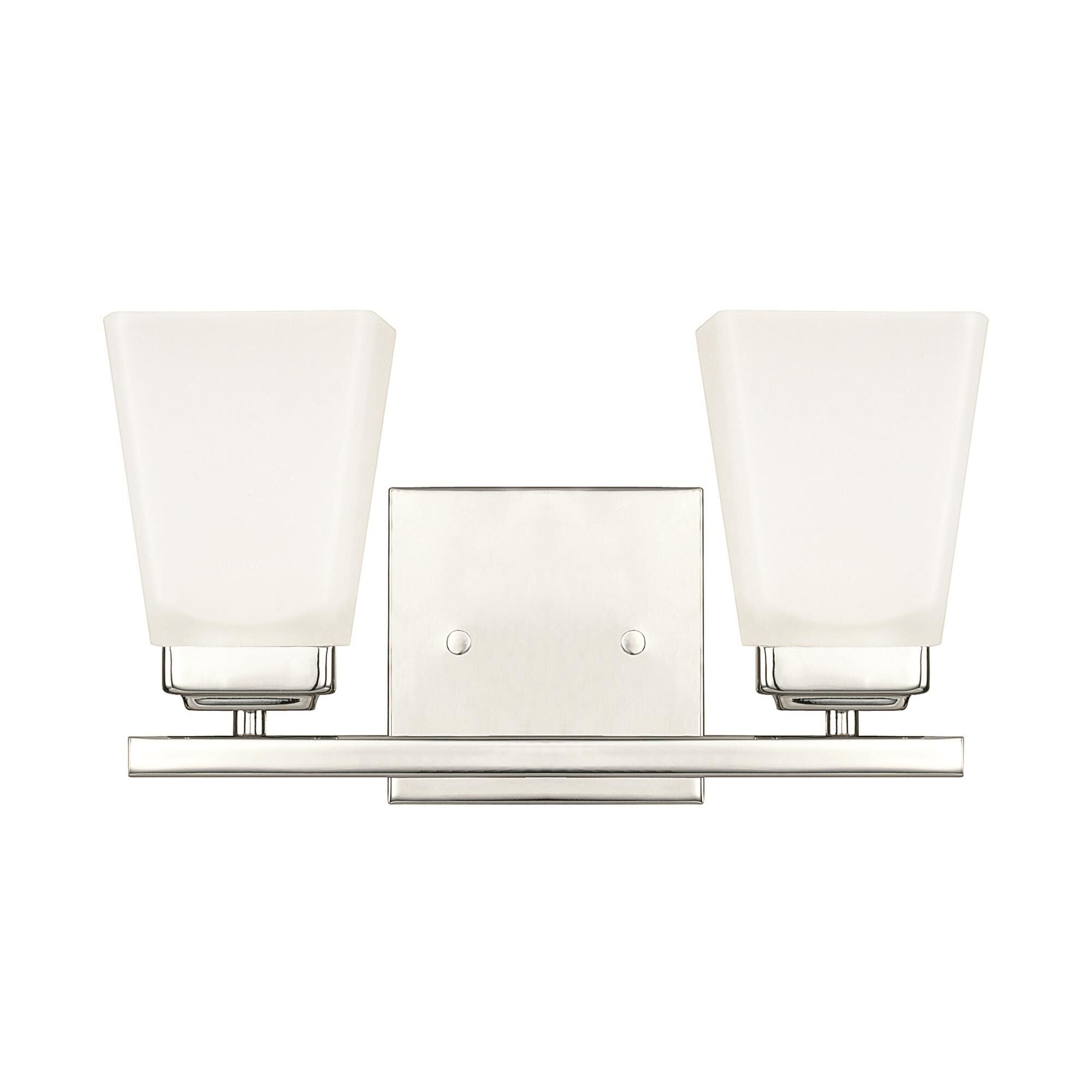 Homeplace by Capital Lighting Fixture Company Baxley 13 Inch 2 Light Bath Vanity Light Baxley - 114421PN-334 - Transitional