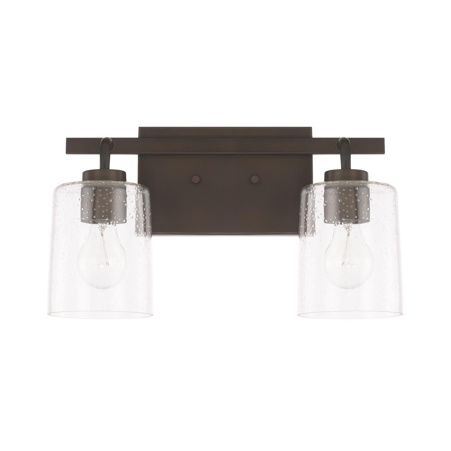Homeplace by Capital Lighting Fixture Company Greyson 14 Inch 2 Light Bath Vanity Light Greyson - 128521BZ-449 - Transitional