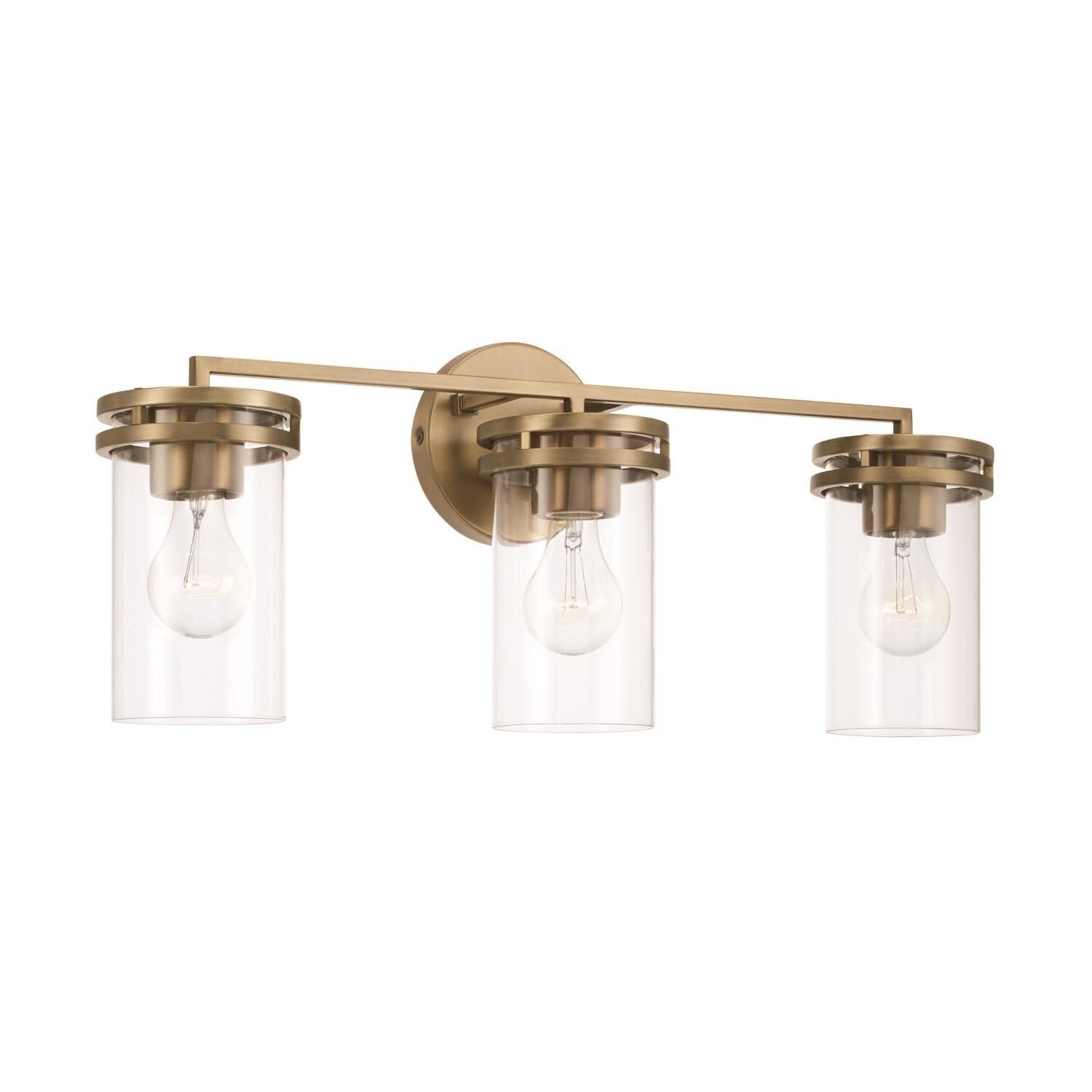 Homeplace by Capital Lighting Fixture Company Fuller 24 Inch 3 Light Bath Vanity Light Fuller - 148731AD-539 - Transitional