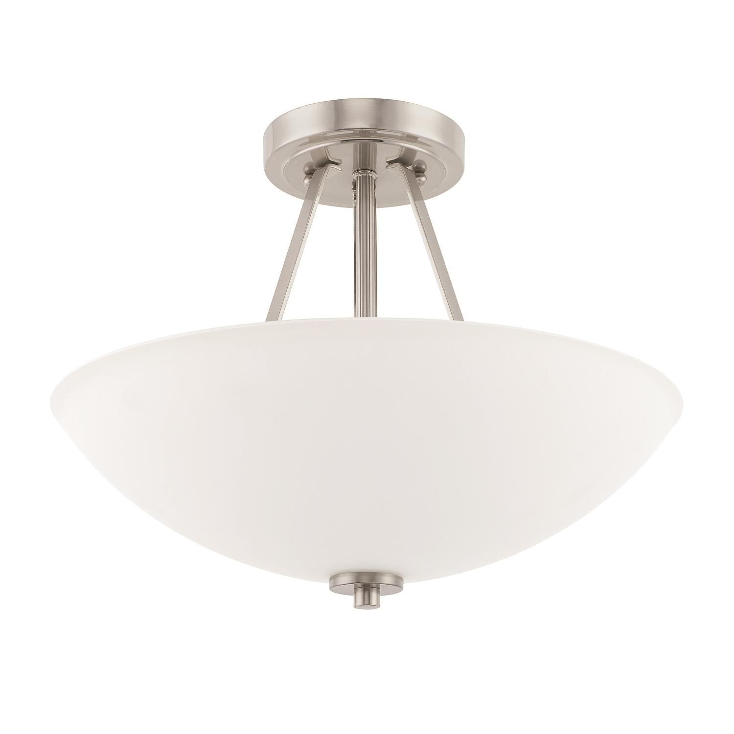 Homeplace by Capital Lighting Fixture Company 15 Inch 2 Light Semi Flush Mount - 218921BN - Traditional