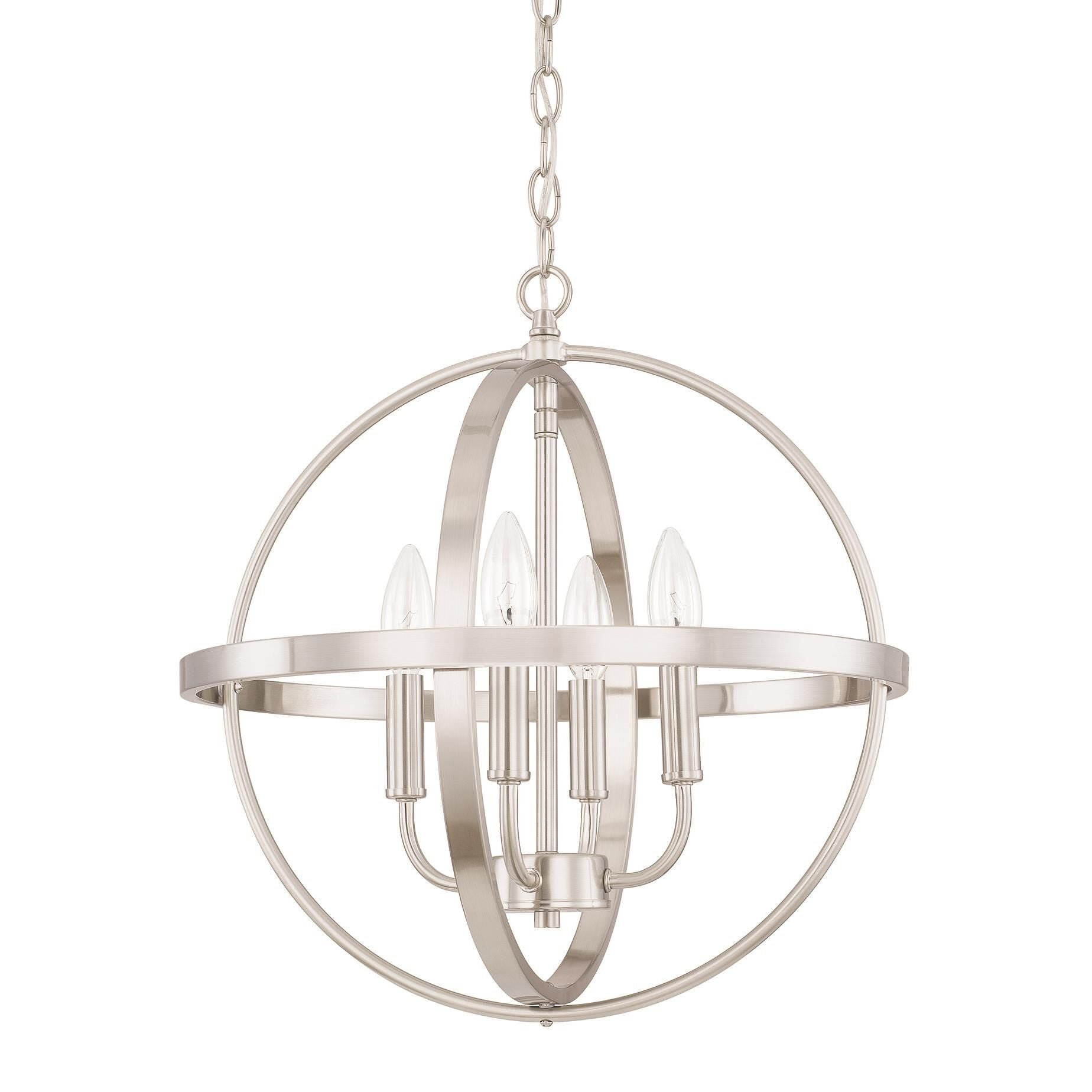 Homeplace by Capital Lighting Fixture Company 16 Inch 4 Light Mini Chandelier - 317541BN - Traditional