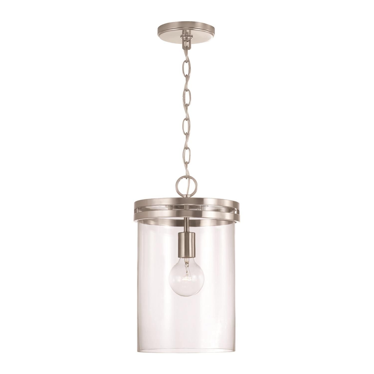 Homeplace by Capital Lighting Fixture Company Fuller 9 Inch Mini Pendant Fuller - 348711BN - Transitional