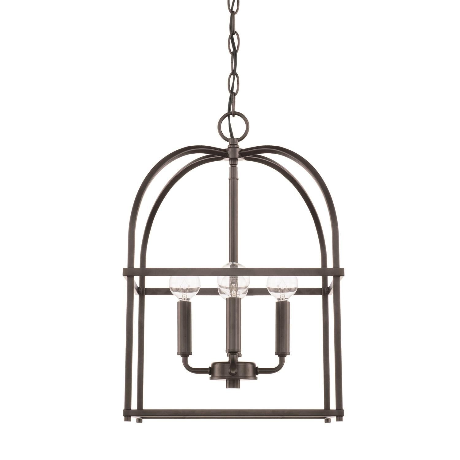 Homeplace by Capital Lighting Fixture Company 12 Inch Cage Pendant - 527542BZ - Transitional
