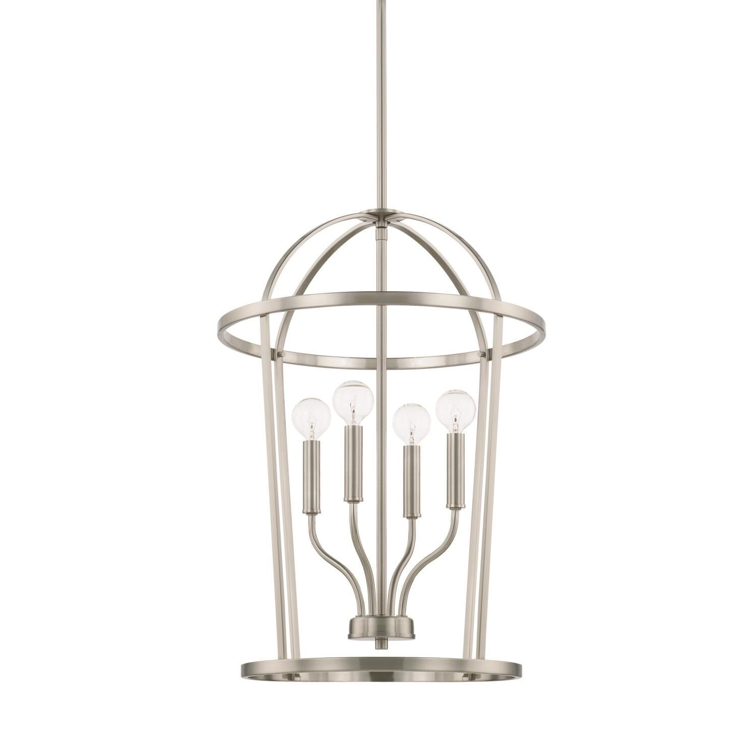 Homeplace by Capital Lighting Fixture Company Greyson 16 Inch Cage Pendant Greyson - 528541BN - Transitional
