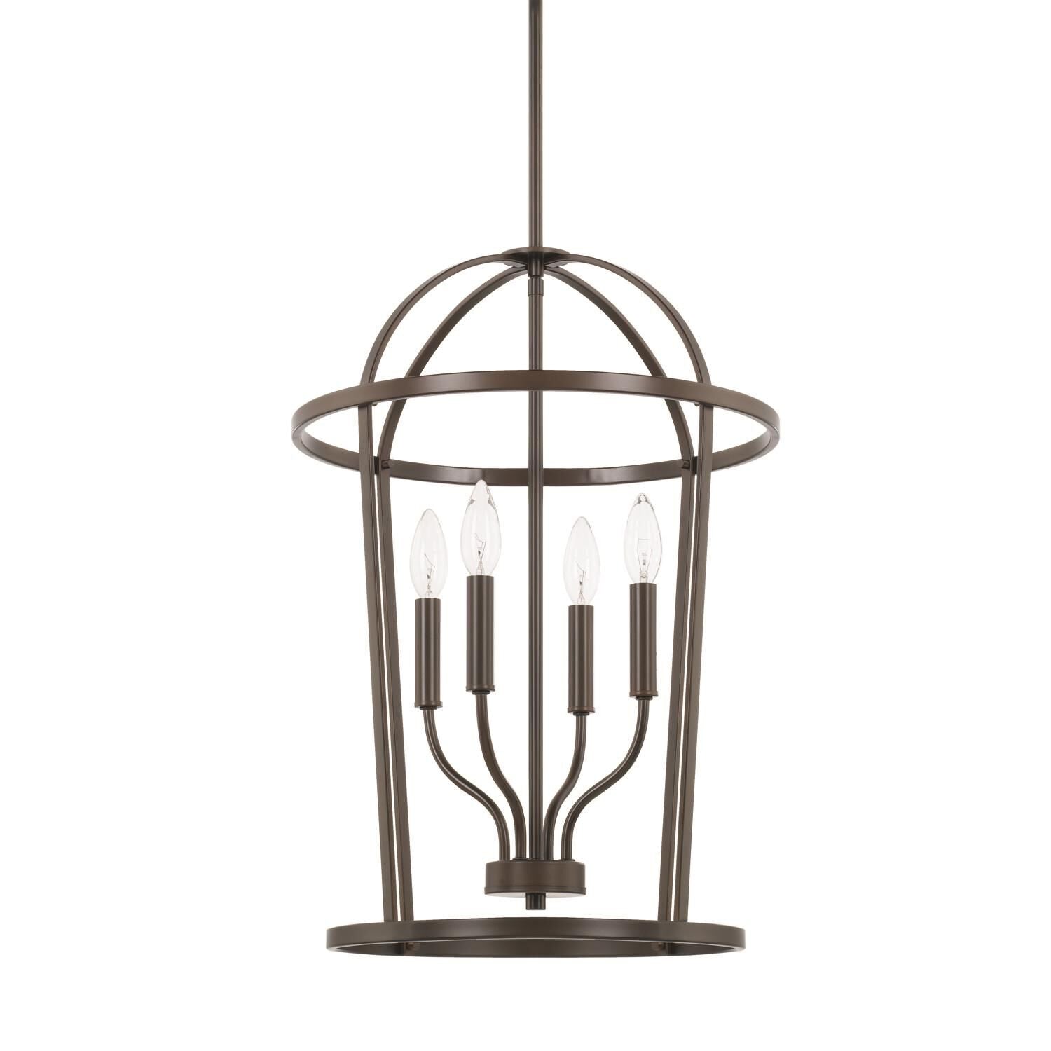 Homeplace by Capital Lighting Fixture Company Greyson 16 Inch Cage Pendant Greyson - 528541BZ - Transitional