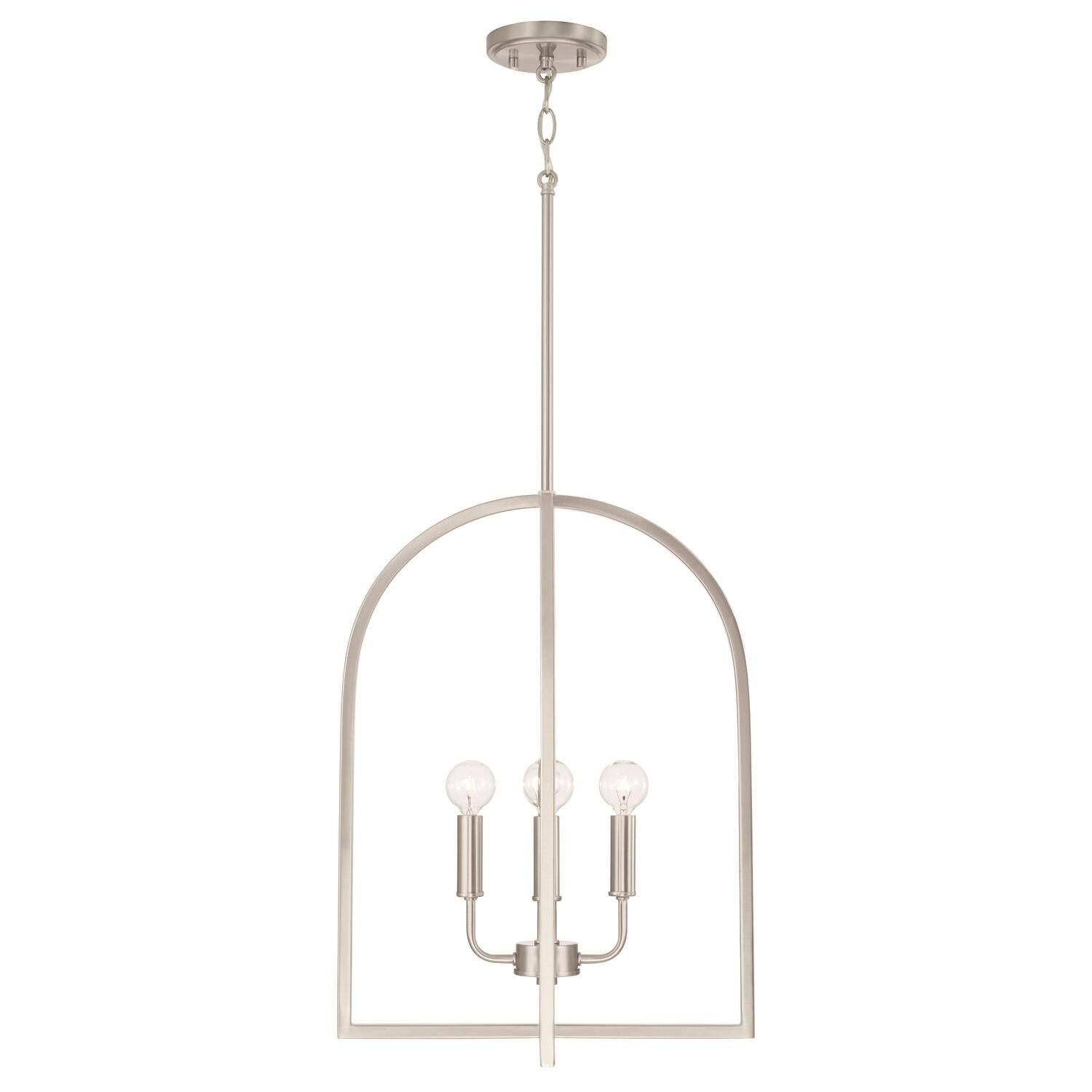 Homeplace by Capital Lighting Fixture Company Lawson 16 Inch Cage Pendant Lawson - 548841BN - Modern Contemporary