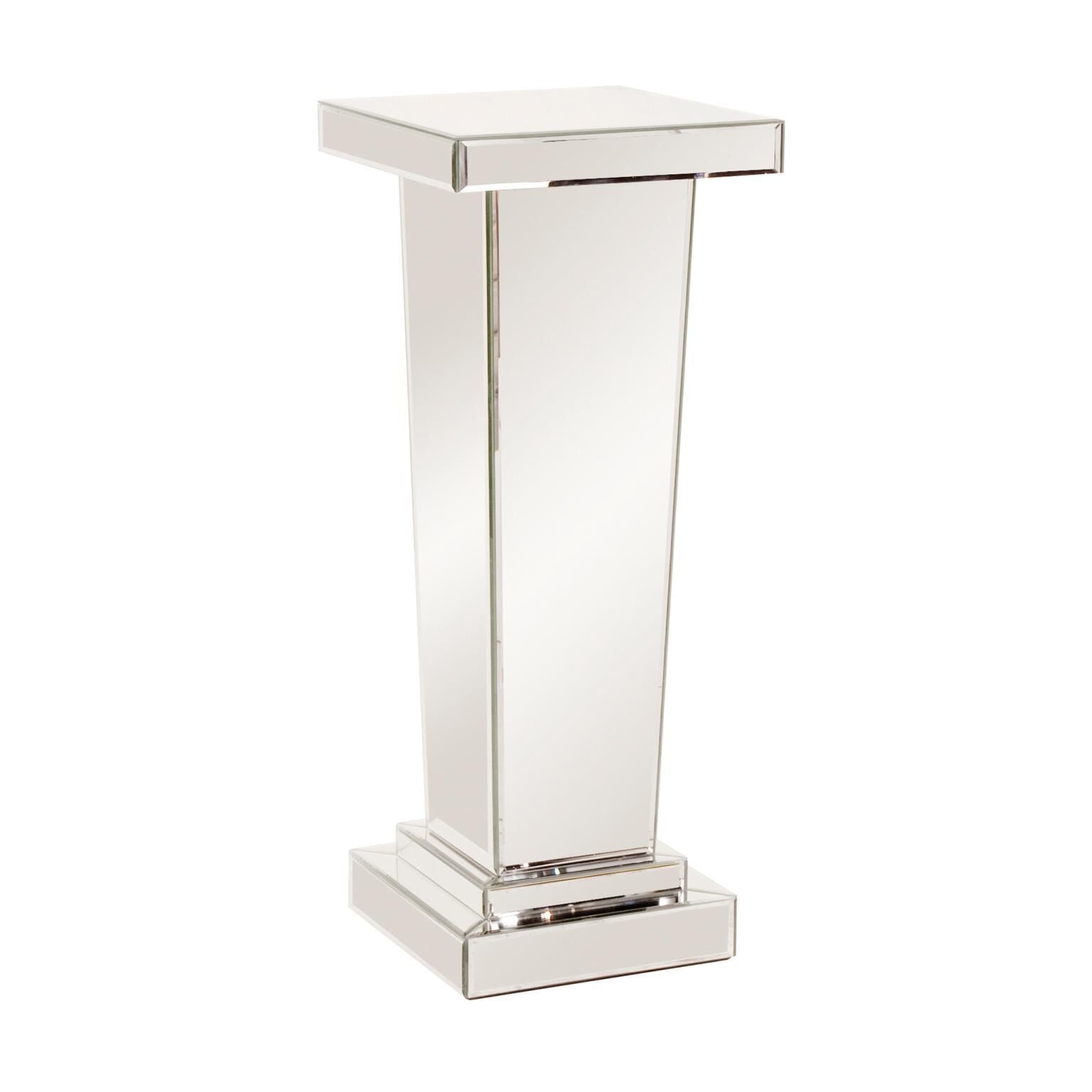 Howard Elliott Collection Tapered Mirrored Pedestal Tapered Mirrored - 11132 - Modern Contemporary